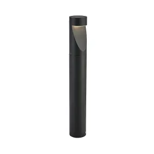 Elstead Oppland Integrated LED Outdoor LED Bollard, Graphite, IP54