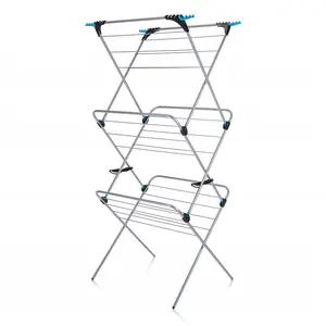 Steel Foldable Freestanding Drying Rack