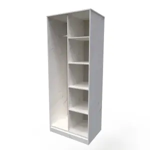 Fuji Open Wardrobe in Marble (Ready Assembled)