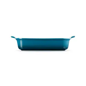 Le Creuset Stoneware Heritage Rectangular Dish Deep Teal / 32cm