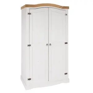 Core Products, Premium Corona White 2 door wardrobe