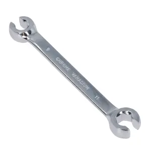 9mm + 11mm Metric Combination Flare Nut Brake Gas Fuel Pipe Spanner Wrench