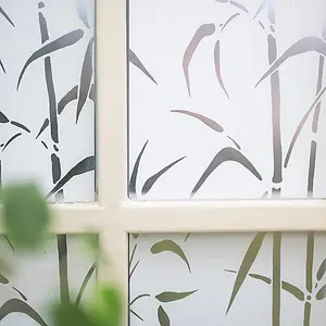 d-c-fix Bamboo Static Cling Window Film for Privacy and Décor 1.5m(L) 67.5cm(W)