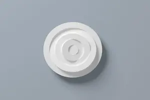 Ceiling Rose CR5 Resin Strong Lightweight Easy Fix 40cm  Diameter Paintable