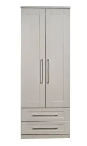 Ripon 2 Door 2 Drawer Wardrobe in Kashmir Ash (Ready Assembled)