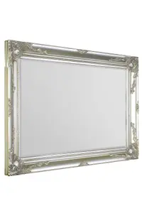 MirrorOutlet Buxton Silver Wall Mirror 110 x 79cm