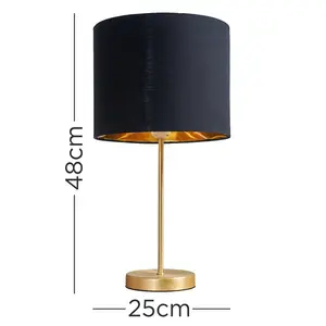 Ogan 48Cm Table Lamp Gold