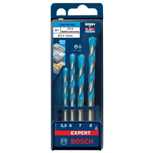 Bosch 4 piece Straight Multi-purpose Drill bit set