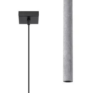 Pastelo Concrete Grey 1 Lights Modern Pendant Ceiling Light