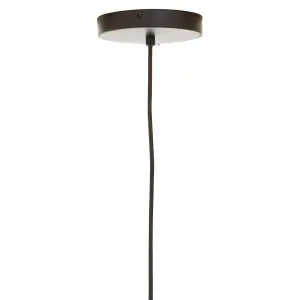 Interiors by Premier Revive Black Finish Pendant Light