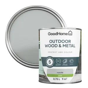 GoodHome Outdoor Melville Satinwood Multi-surface paint, 750ml