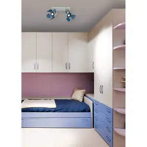 Lucide Picto Modern Twin Ceiling Spotlight Children - 2xGU10 - Blue