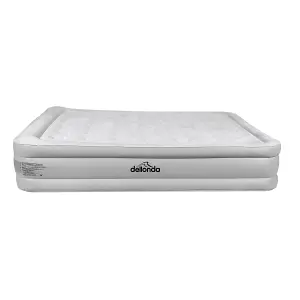 Queen Air Bed, Raised with Removable Electric Pump, Carry Bag