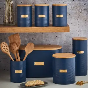 Otto Navy Bread Bin 10.5 Litre