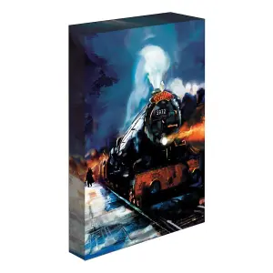 Harry Potter Hogwarts Express Light Up Canvas Multicoloured (40cm x 30cm)