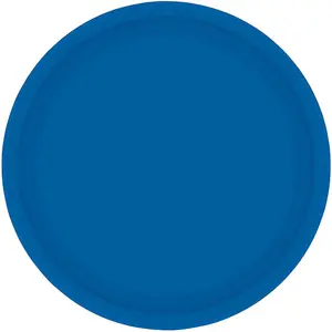 Amscan Paper Dessert Plate (Pack of 8) Bright Blue (One Size)