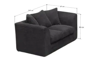 Logan 2 Seater Sofa Jumbo Cord Fabric