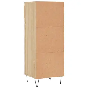 Berkfield Shoe Cabinet Sonoma Oak 40x36x105 cm Engineered Wood