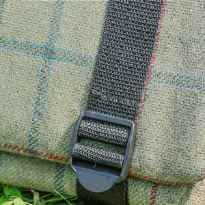 Vintage Luxury Green Tweed Outdoor Garden Picnic Blanket