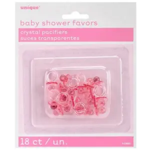 Unique Party Baby Shower Party Favours Dummy Pink (One Size)