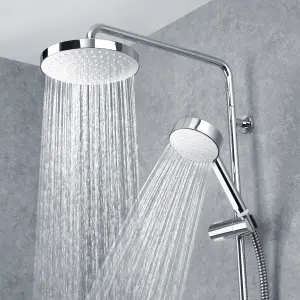 Mira Minimal Chrome effect Rear fed Shower kit