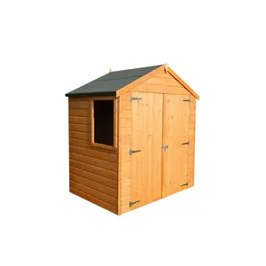 6 Ft. W x 4 Ft. D Shiplap Apex Wooden Shed No