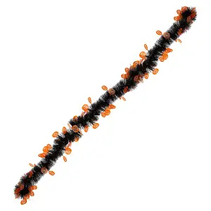 Halloween Tinsel Decoration Halloween Party, Trick or Treat 2m Pumpkin