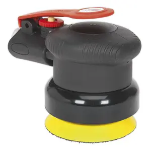 Sealey Air Palm Orbital Sander With Soft Rubber Handgrip 75mm 1/4" BSP SA802