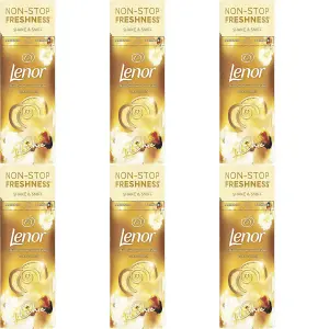 Lenor Laundry Perfume In-Wash Scent Booster Beads, Gold Orchid, 176g (Pack of 6)