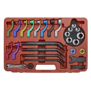 Sealey Fuel & Air Conditioning Disconnection Tool Kit 27pc VS0557