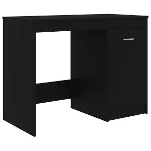 Berkfield Desk Black 140x50x76 cm Engineered Wood