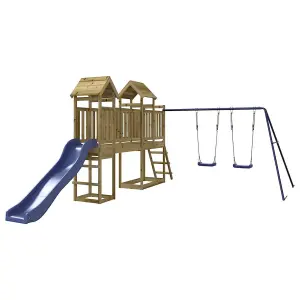 Berkfield Outdoor Playset Impregnated Wood Pine