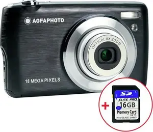 AGFA PHOTO DC8200 18MP 8X Zoom Compact Digital Camera -Black