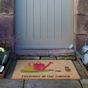 Probably In The Garden Doormat (90 x 60cm)