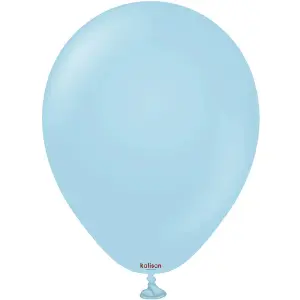 Kalisan Macaron Latex Balloon (Pack of 100) Blue (One Size)