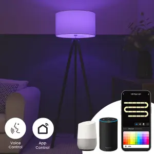 ValueLights 9W RGBCCT Smart Bulb, B22 Bayonet WiFi LED Bulb, Colour Changing and Adjustable Brightness, 2 Pack