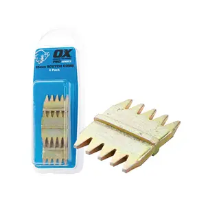 Ox Pro 25mm Scutch Combs For Hammer Chisel Pack of 4