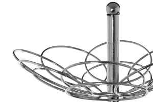 Maison by Premier Ellipse 2 Tier Chrome Fruit Basket