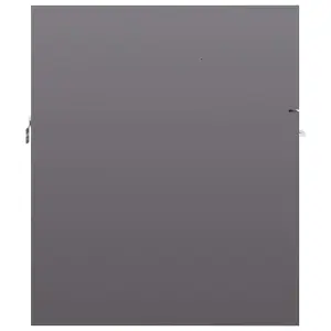 Berkfield Sink Cabinet High Gloss Grey 41x38.5x46 cm Engineered Wood