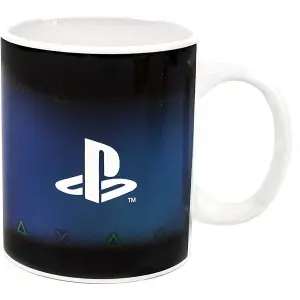 Playstation Heat Changing Mug White/Black/Navy (One Size)