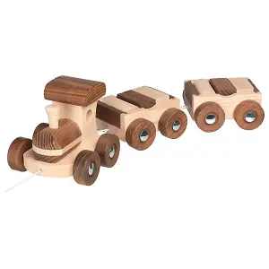 Goki Wooden Steam Train Push Along Toy