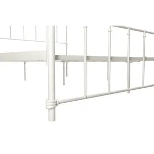 Aanya Bed Frame White / Kingsize (5')