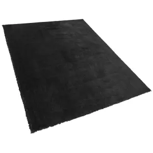 Shaggy Area Rug 200 x 300 cm Black EVREN