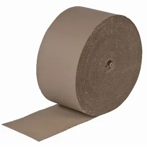 600mm x 75m Strong Protective Corrugated Cardboard Roll For Wrapping & Shipping