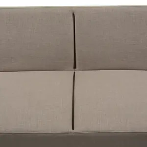 Beliani Scandinavian Sofa Bed YORK Beige