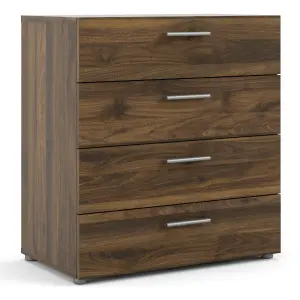 Pepe Chest of 4 Drawers in Walnut