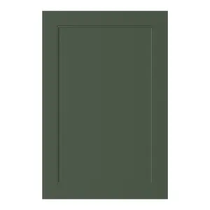 GoodHome Artemisia Matt dark green Shaker Tall wall Cabinet door (W)600mm (H)895mm (T)18mm