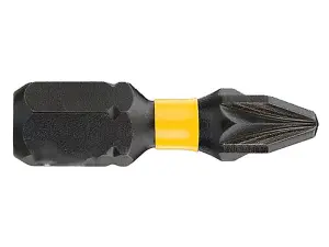 DEWALT DT7387T-QZ Extreme Impact Torsion Bits PZ2 x 25mm (Pack 5) DEWDT7387TQZ