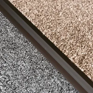 Anodised aluminium z edge carpet profile door floor bar trim 1000mm x 35mm c69 brown