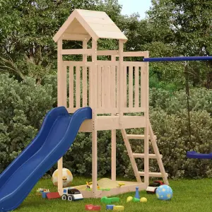 Berkfield Outdoor Playset 53x110x214 cm Solid Wood Pine